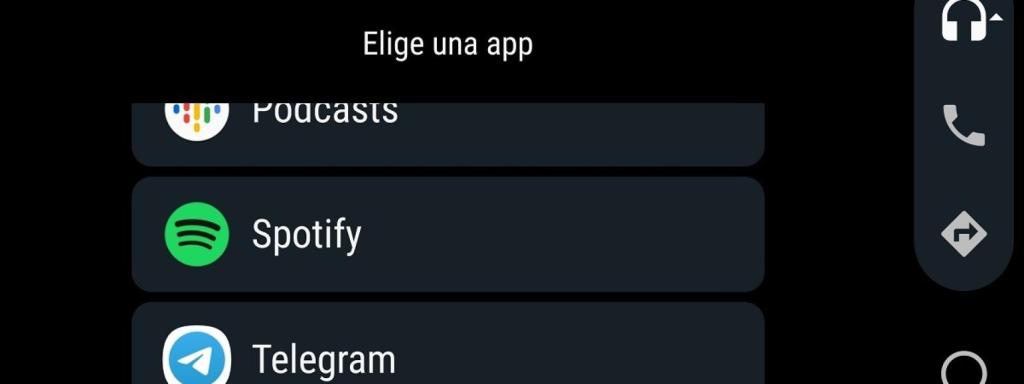Android Auto abrir Spotify
