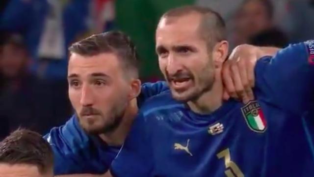 La reacción de Giorgio Chiellini