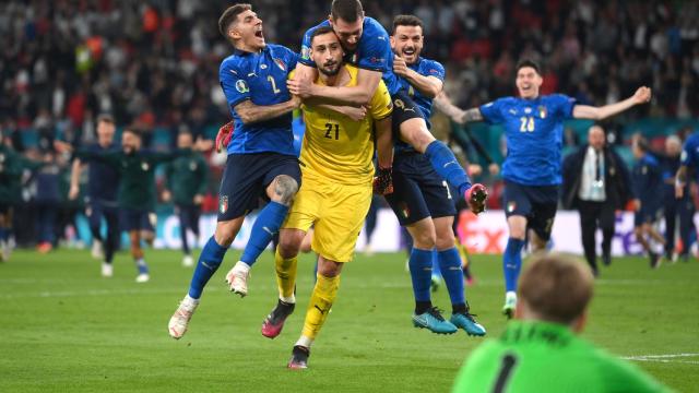 Donnarumma, sorprendido por la celebración de la Eurocopa