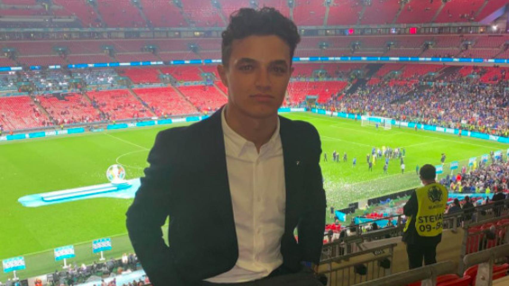 Lando Norris, en Wembley