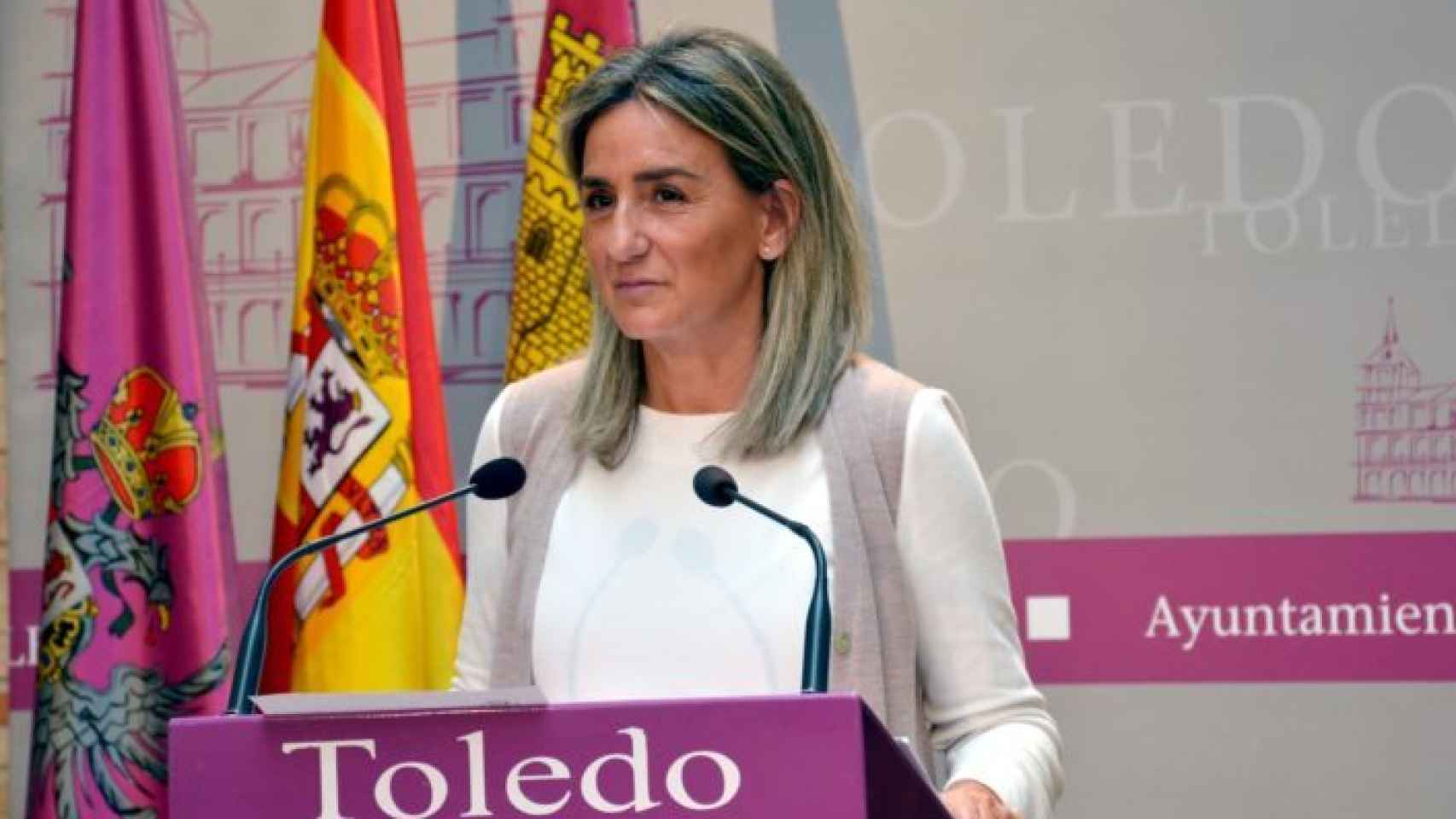 Milagros Tolón, alcaldesa de Toledo. Foto: Ayuntamiento de Toledo.