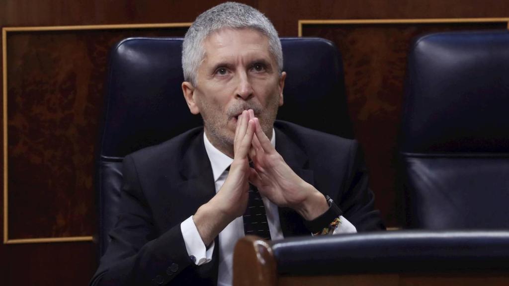 Fernando Grande-Marlaska, en el Congreso de los Diputados.