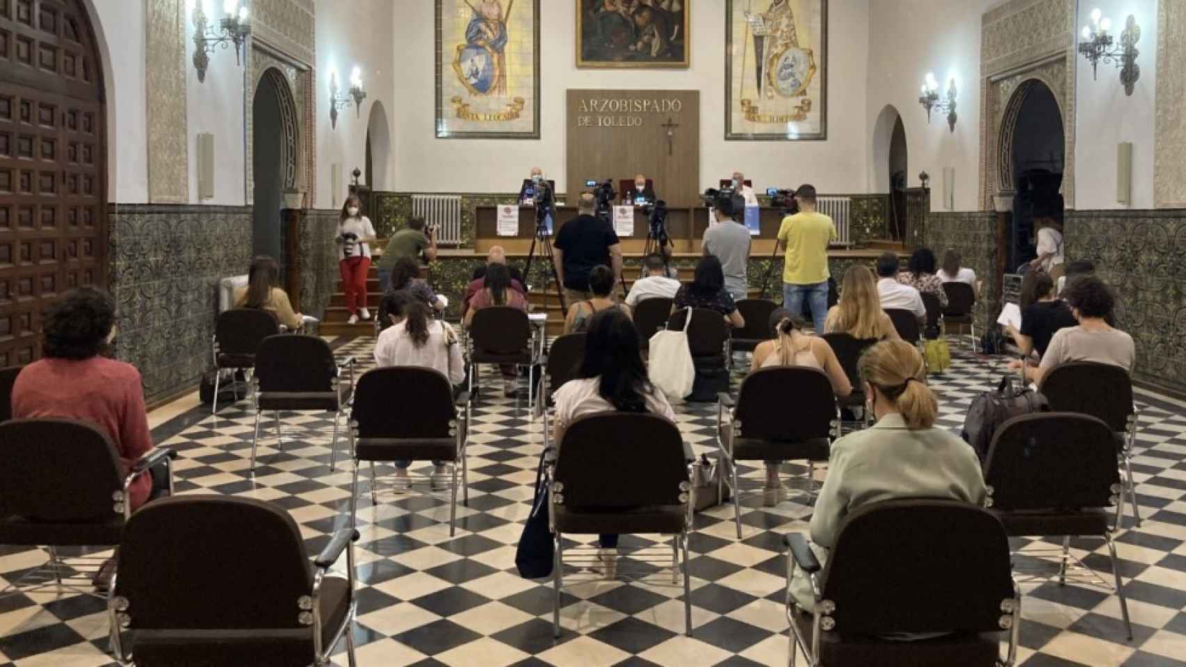 Rueda de prensa de la presentación de la memoria de Cáritas Diocesana de Toledo