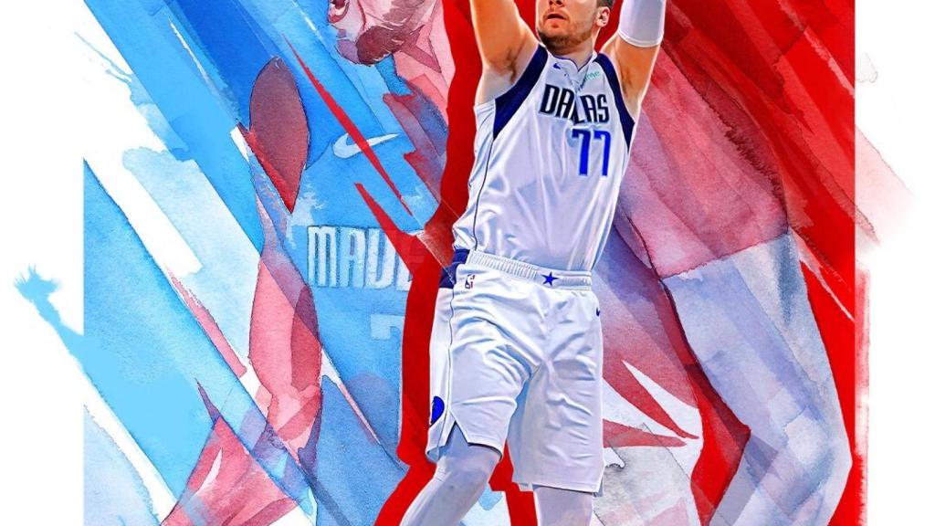 La portada del NBA 2K22 con Luka Doncic