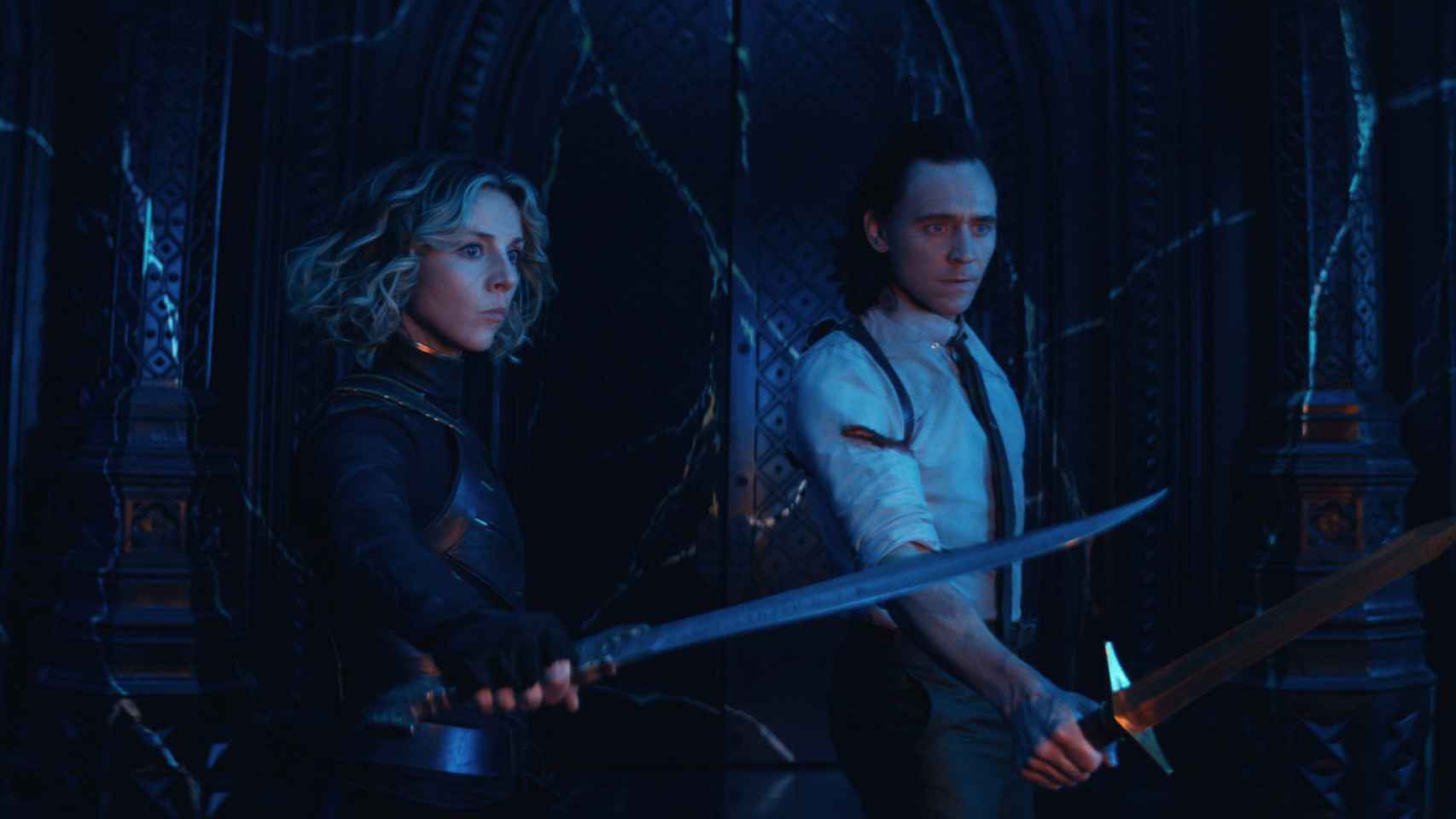 Sylvie y Loki en el final de temporada.