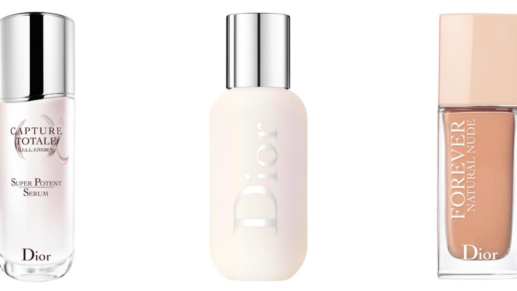 Sérum, prebase y maquillaje de Dior.