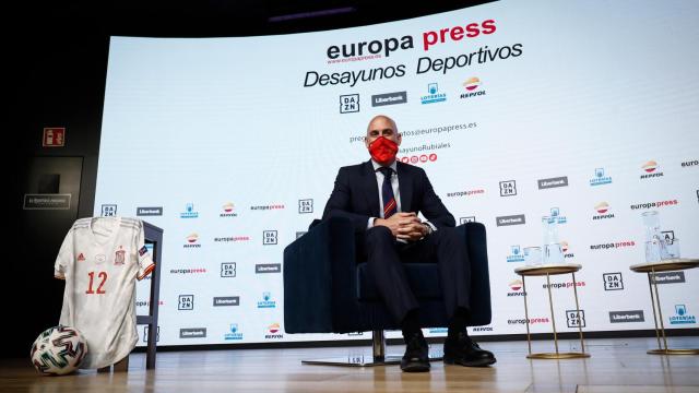 Luis Rubiales, en los Desayunos Deportivos de Europa Press