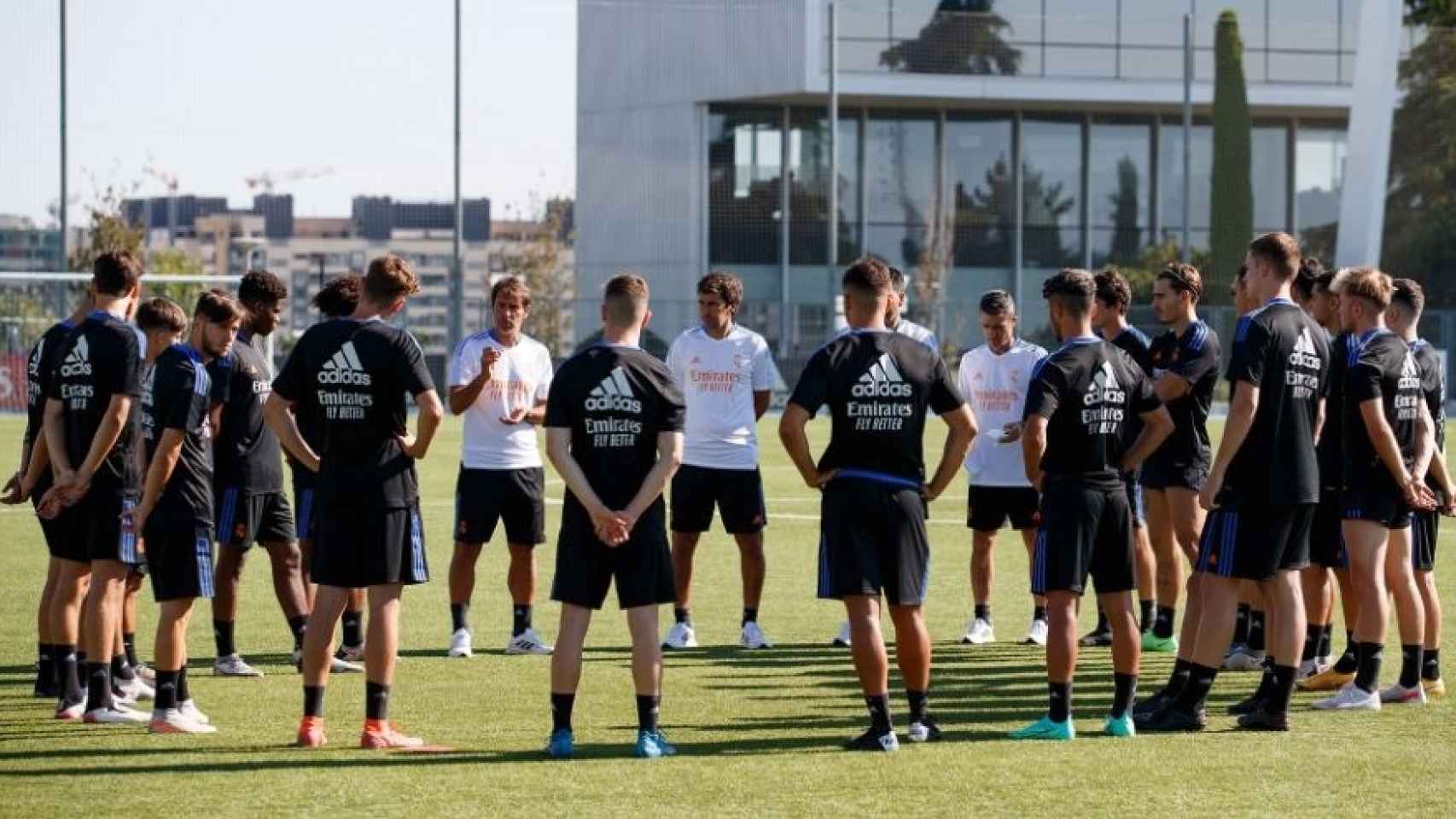 El Real Madrid Castilla, en el primer entrenamiento de la pretemporada 2021/2022