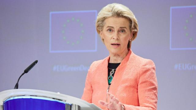 La presidenta de la Comisión Europea, Ursula von der Leyen