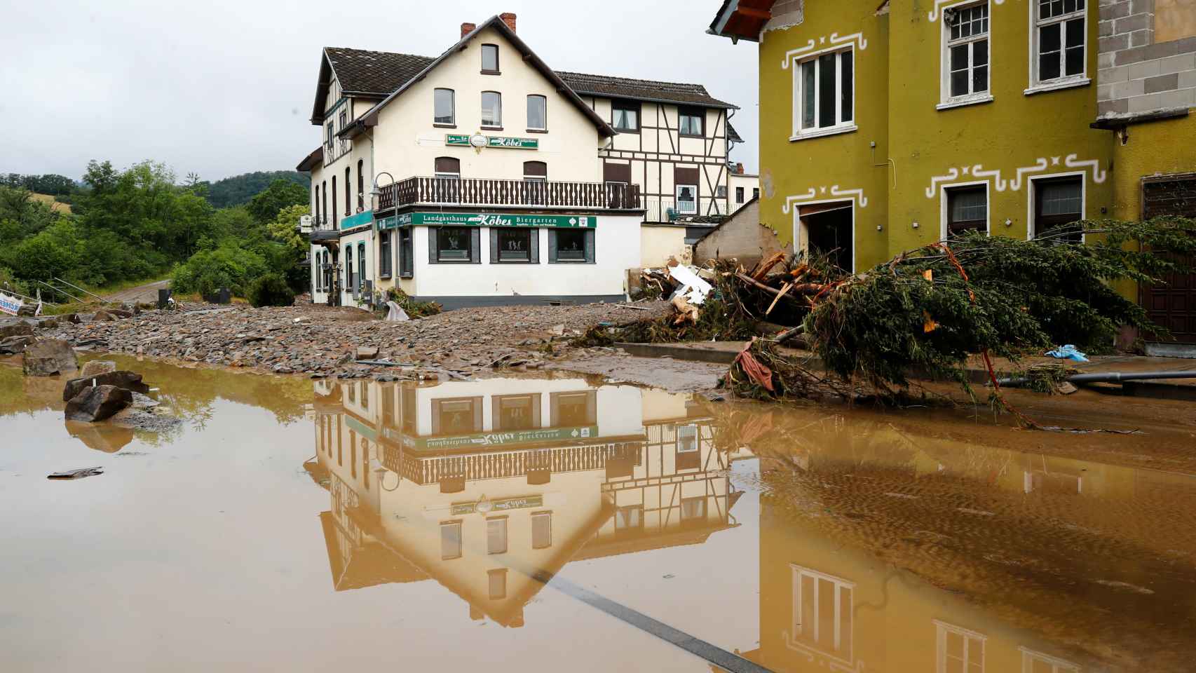 Las inundaciones al oeste de Alemania.