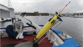 Un planeador submarino inicia una misión científica de observación oceánica en A Coruña