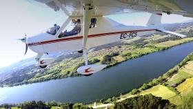 Vuelo en avioneta.