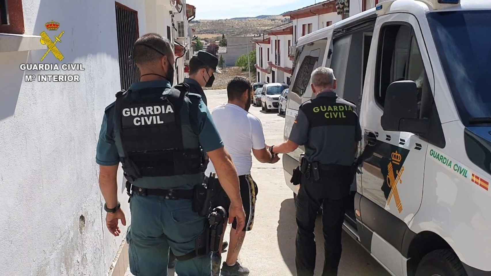 Operación de la Guardia Civil en Alcaudete
