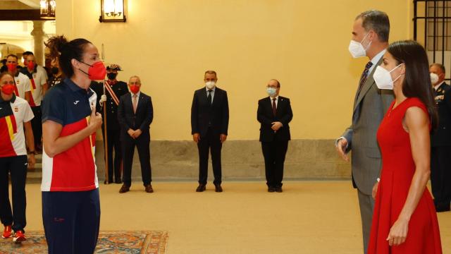 Letizia y Felipe han recibido al equipo que representará a España en los Juegos Olímpicos.