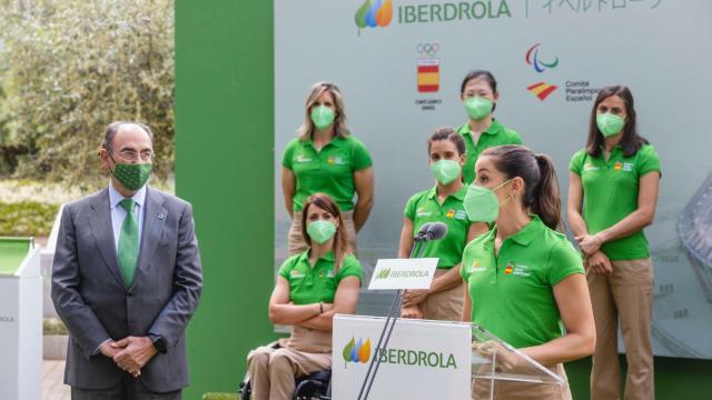 Carolina Marín, en el evento de Iberdrola