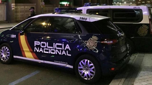 Vehículos de la Policía Nacional.