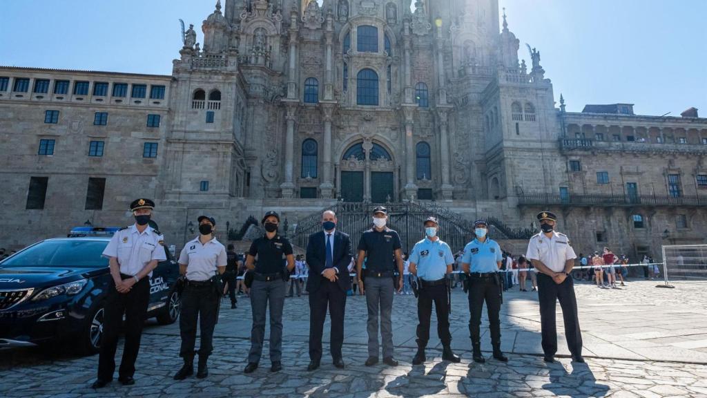 El director general de la Policía, Francisco Pardo Piqueras, ha presentado este viernes en Santiago de Compostela el nuevo dispositivo