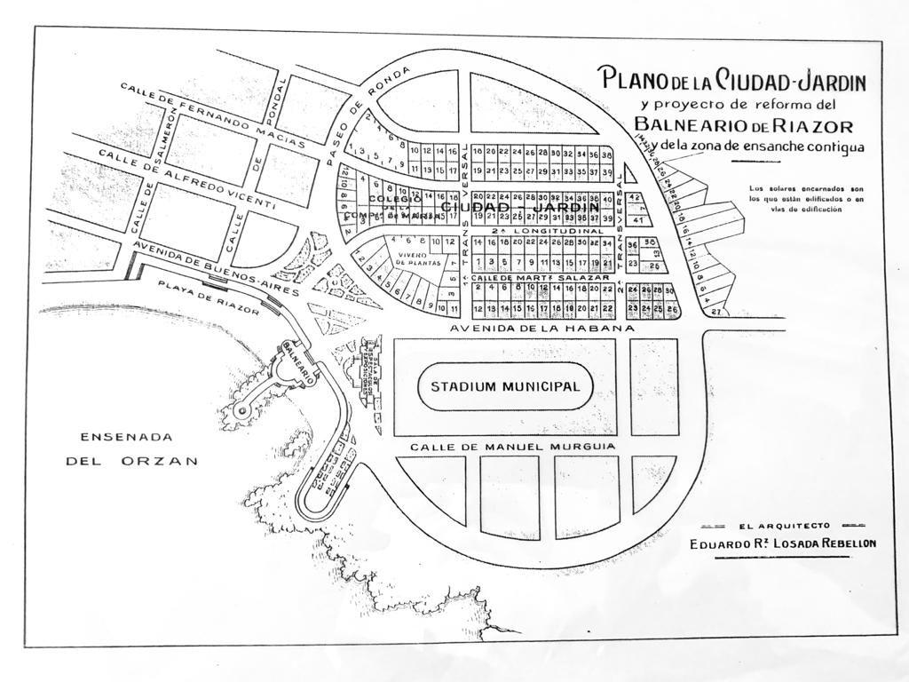 Plano de Ciudad Jardín (via wikimedia commons)
