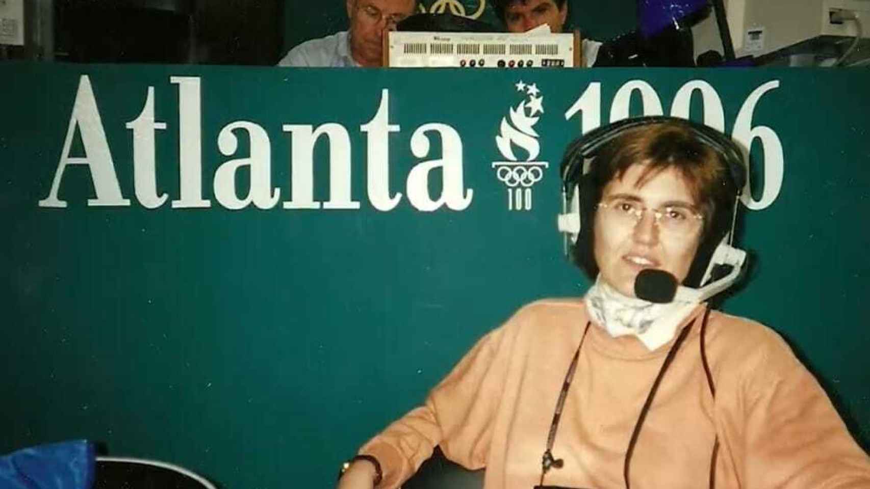 Paloma del Río durante los Juegos Olímpicos de Atlanta 1996.