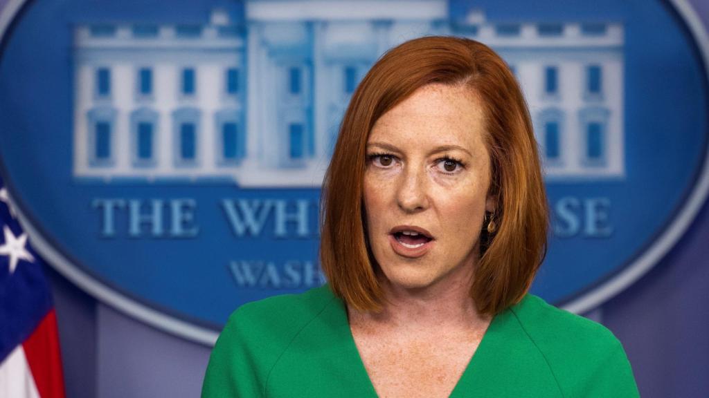 La portavoz de la Casa Blanca, Jen Psaki.