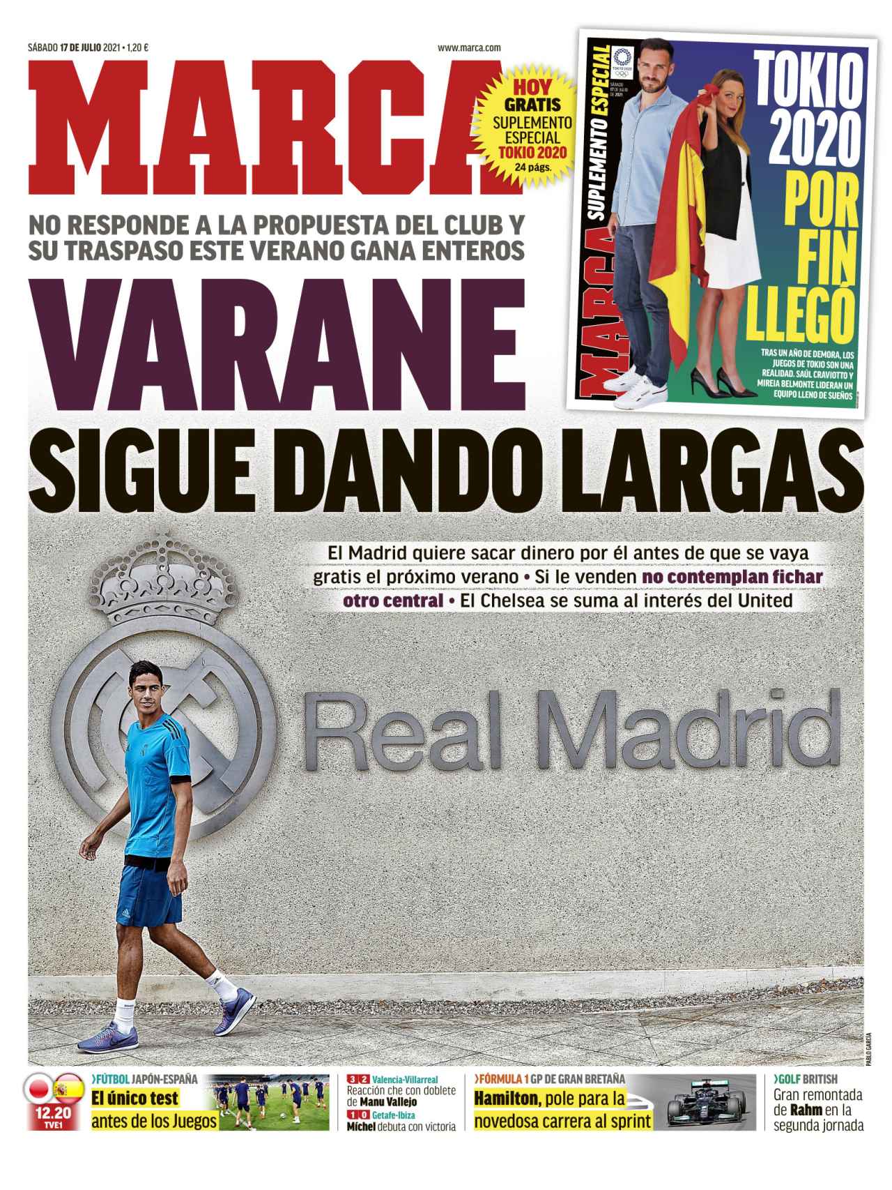 La portada del diario MARCA (17/07/2021)