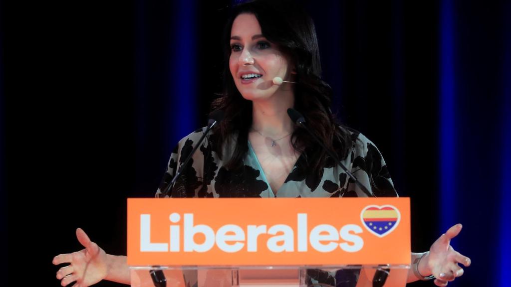 Inés Arrimadas, en la convención de Ciudadanos.