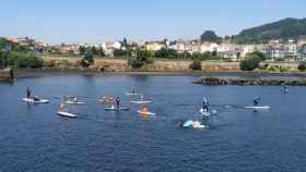 Paddle surf en el Lérez (Foto de Concello de Pontevedra)