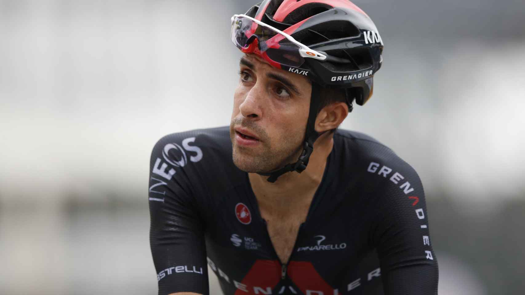 Jonathan Castroviejo tras una etapa del Tour de Francia 2021