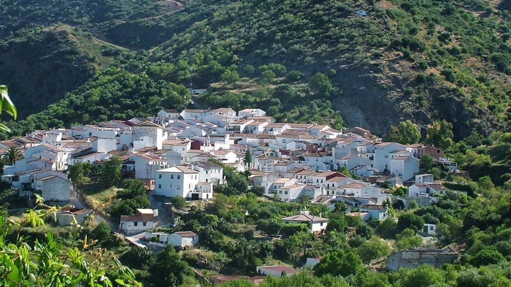 Vista del municipio de Jimera de Líbar.