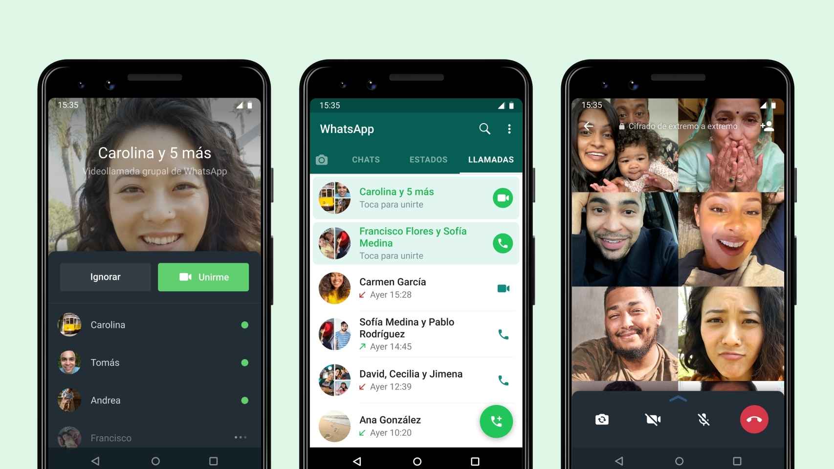 Nueva función de WhatsApp para videollamadas