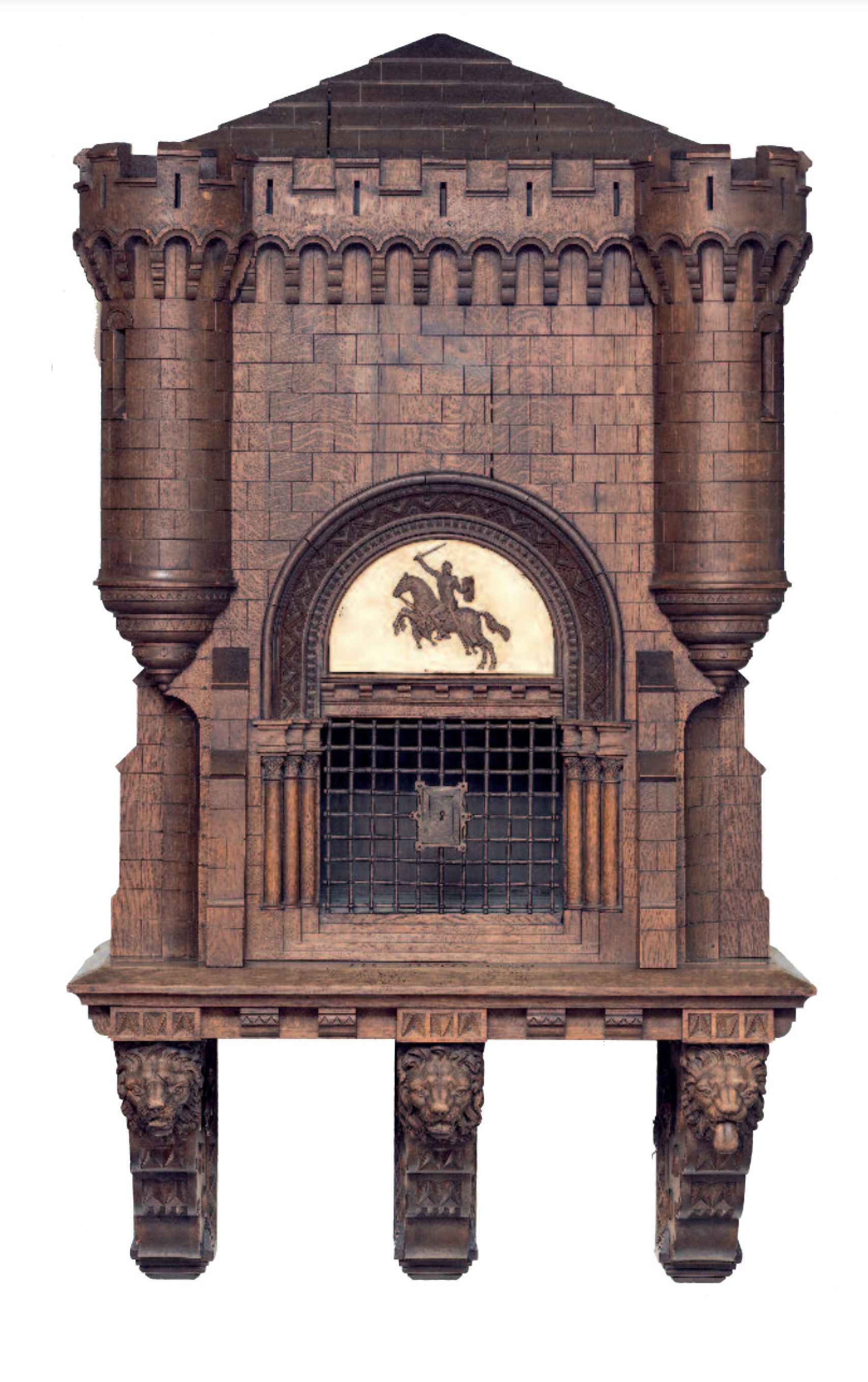 Mueble-castillete perteneciente a Pidal donde se guardaba uno de los códices originales del cantar
