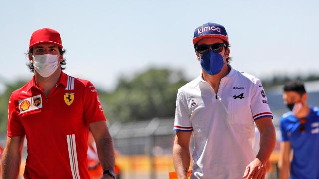 Fernando Alonso y Carlos Sainz