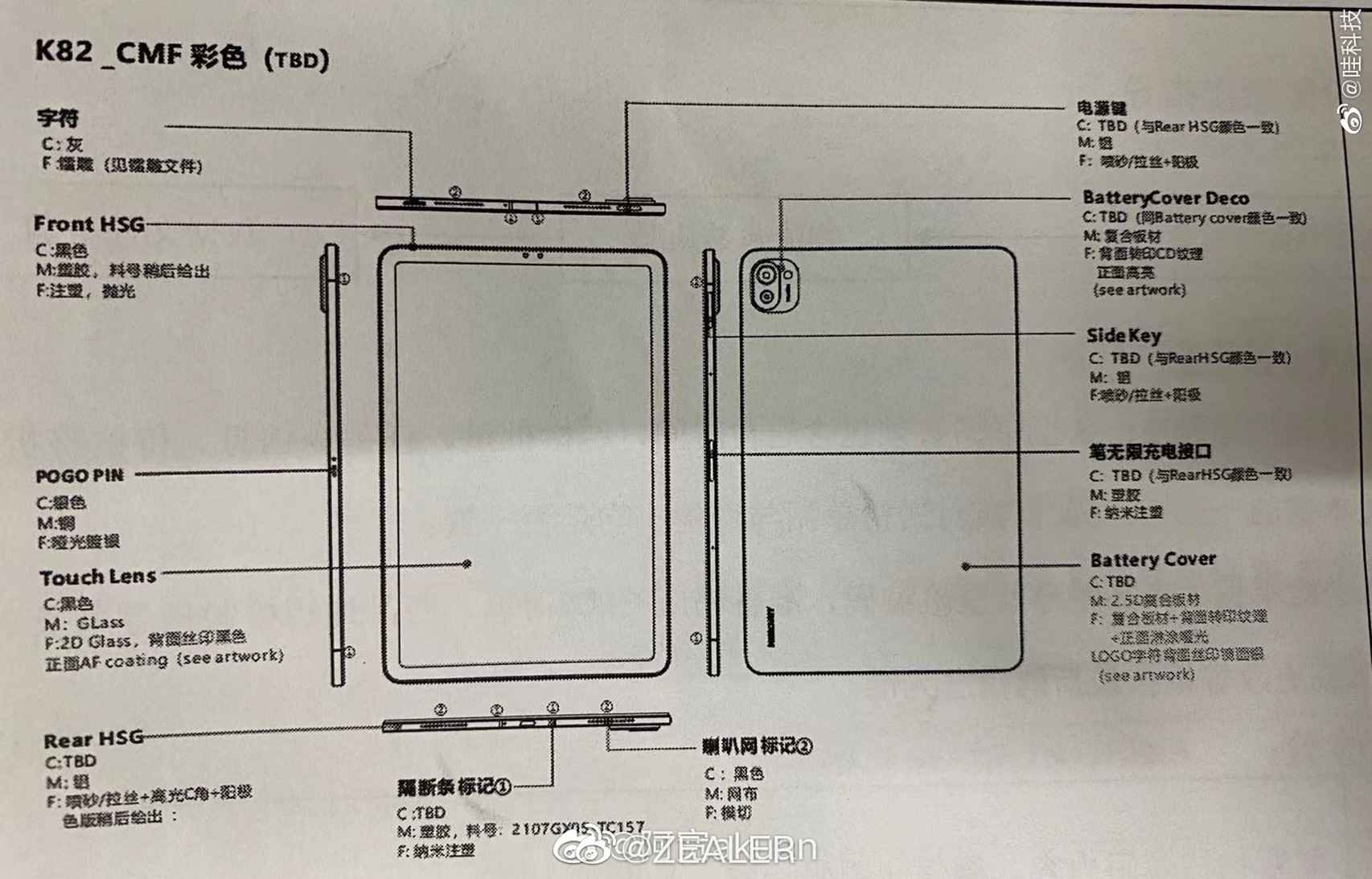 Documento filtrado de la tablet de Xiaomi