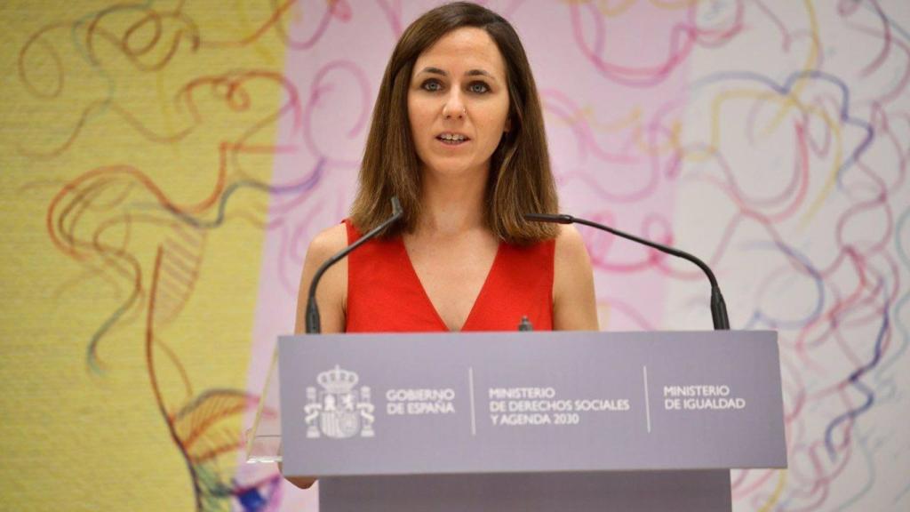 La ministra de Derechos Sociales, Ione Belarra.