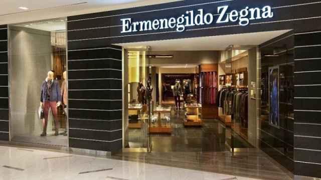 Una tienda de Ermenegildo Zegna.