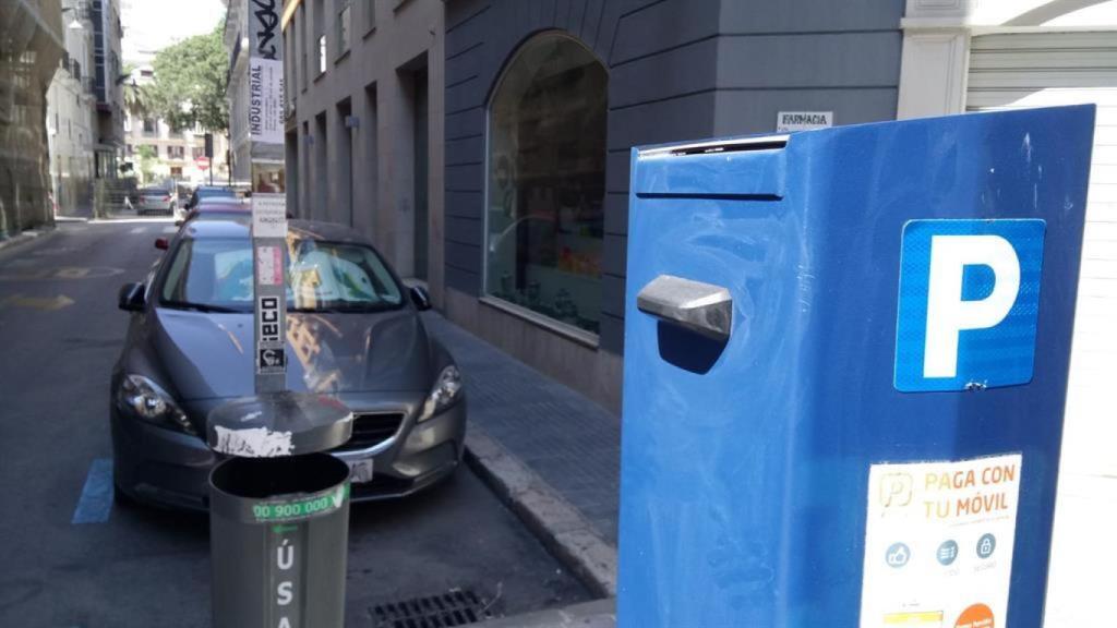 Zona SARE en Málaga capital.