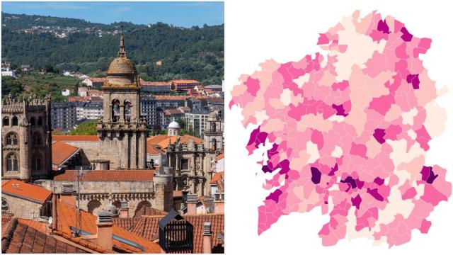 Covid: Los pueblos y ciudades más afectados de Galicia