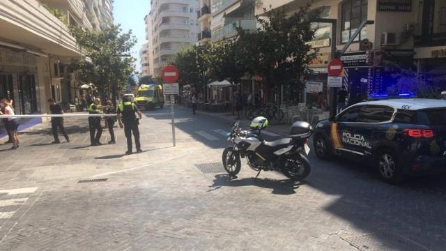 Aspecto de la calle Miguel Cano de Marbella.