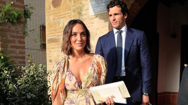 Tamara Falcó e Iñigo Onieva en la boda de Felipe Cortina.