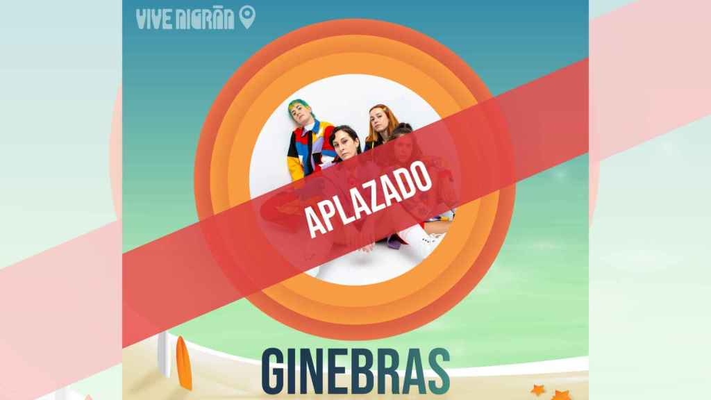 El concierto de Ginebras suspendido por un positivo se celebrará el 28 de agosto en Vigo