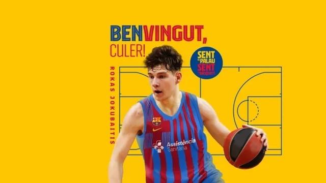 Rokas Jokubaitis, jugador del FC Barcelona de baloncesto