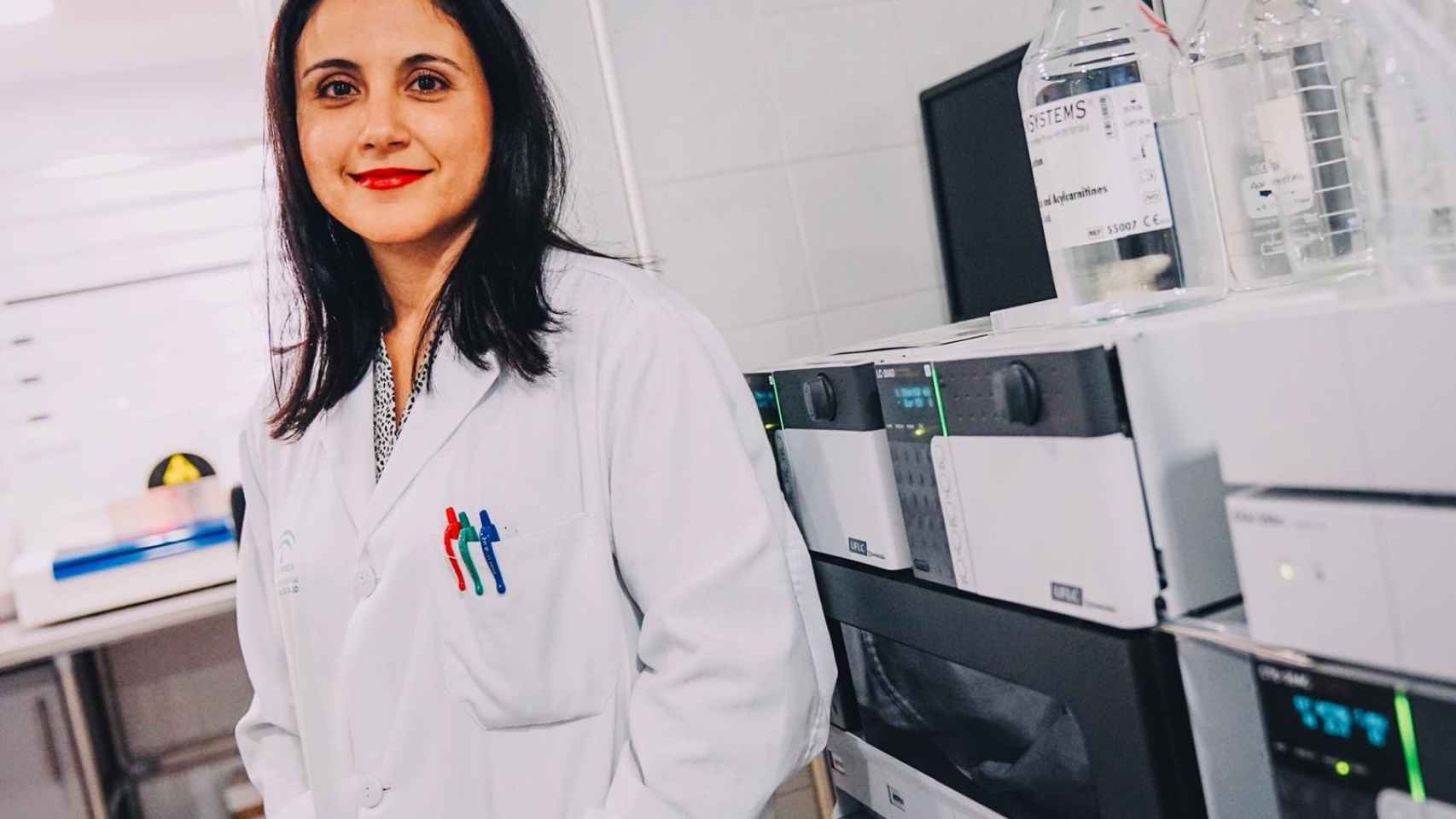 La doctora Raquel Yahyaoui es la responsable del laboratorio de cribado neonatal.