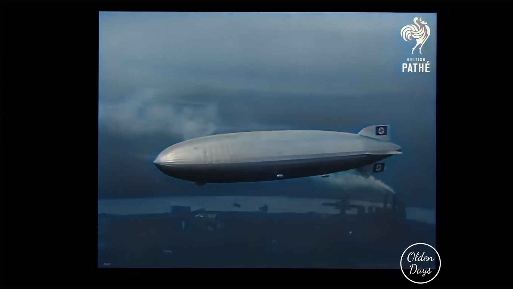 Hindenburg en el aire