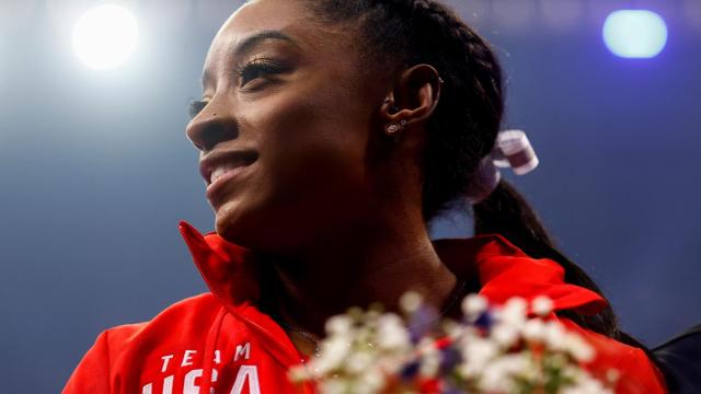 Simone Biles, en los US Olympic Team Trials de 2021