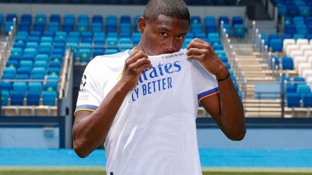 David Alaba, en su estreno con la camiseta del Real Madrid