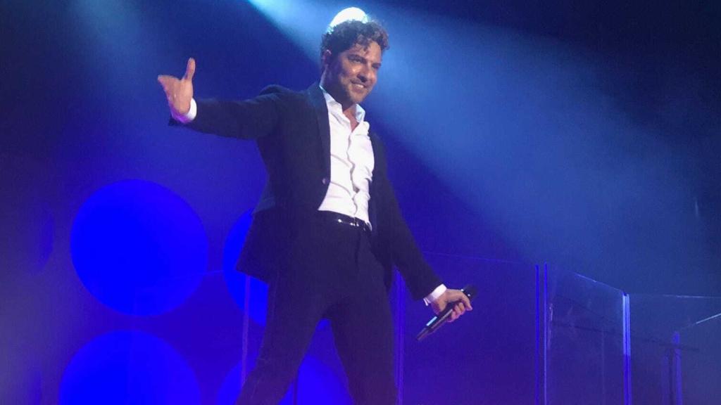 David Bisbal en el concierto de anoche en el Cortijo de Torres.