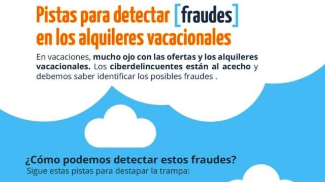 Cómo evitar los fraudes en el alquiler de viviendas vacacionales