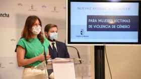 Los consejeros Blanca Fernández y Nacho Hernando, este jueves en rueda de prensa