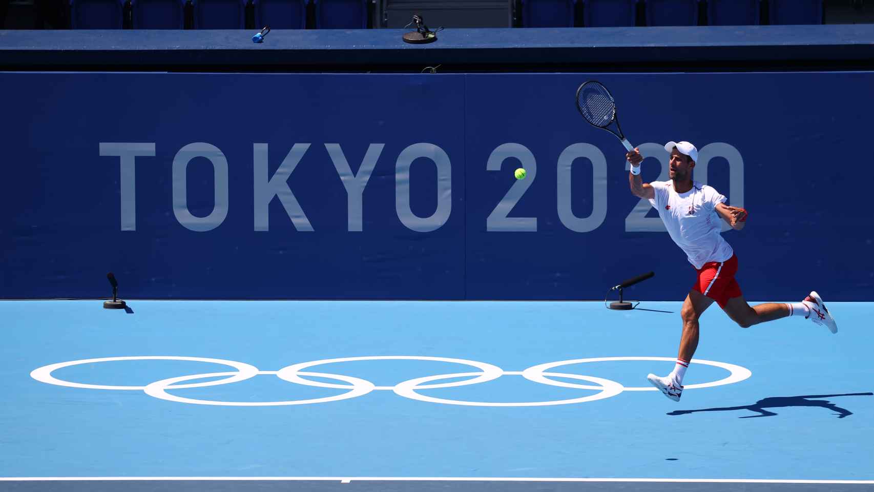 Novak Djokovic, durante los Juegos Olímpicos de Tokio 2020