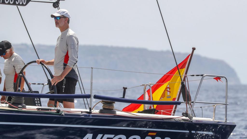 Felipe VI en la 38 edición de la Copa del Rey de vela.